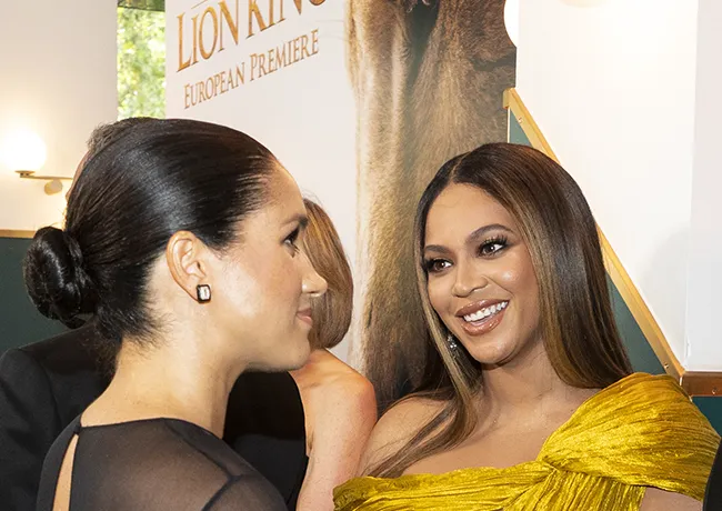 Beyonce and Meghan Markle The Lion King premiere