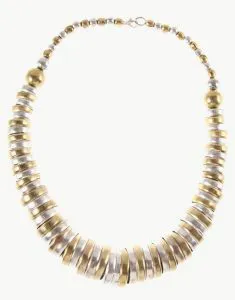French Connection Metal Mixed Egyptian Necklace Image from Fast CDN Site