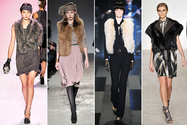 Faux Fur Vests | Fall Trends 2010 - SHEfinds