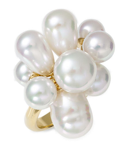 Taste Test: Which Faux Pearl Cluster Ring’s Price Won’t Hurt Your Paycheck?