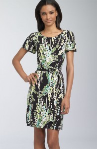 lily-print-jersey-dress