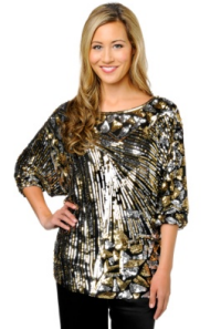 naeem khan sequin top